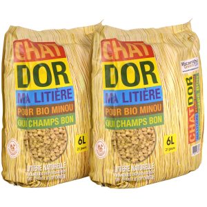 LITIERE CHAT D’OR – 2 sacs