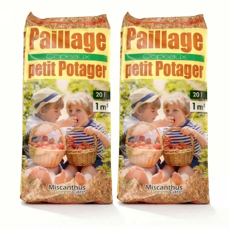 🌟 OFFRE ! 2 Sacs de Copeaux de Roseau pour Potagers et Massifs - Paillage Petit Potager® (Sac de 20L) (Copie)